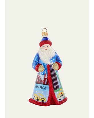 Joy to the World Collectibles Tour of NYC Santa Christmas Ornament