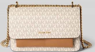 Michael Kors Handtasche mit Logo-Muster Modell CLAIRE in Ecru, Gr&ouml;&szlig;e 1