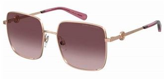 Marc Jacobs Burgundy Gradient Square Ladies Sunglasses MARC 654/S 0Y11/3X 58