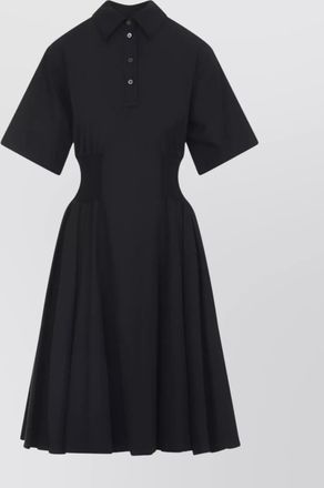 Loewe short sleeve dress elastic waistband