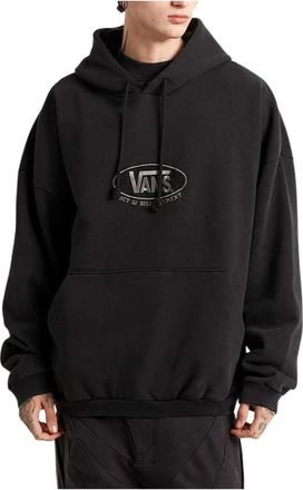 Vans Oval Logo Hoodie - Heren - Hoodies - Zwart - M - Katoen - Hoodies & sweatvesten