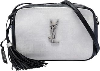 Saint Laurent Pre-owned Lou Camera Bag - Dames - Vintage Schoudertas - Wit - ONE Size - Leer - Vintage