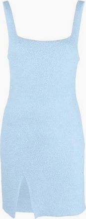 Oceanus Womens Sofia Hand Beaded Party Dress - Blue - Size: 10/8