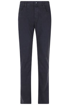 Jacob Cohen Cotton Five-Pocket Button Closure Straight-Leg Pants
