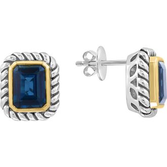 Effy Stone Stud Earrings in Blue at Nordstrom Rack