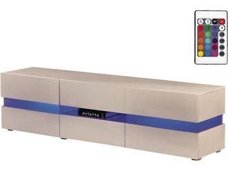Habitat et Jardin Habitat Et Jardin - Mueble Tv Led Vida - 177 X 39 X 45 Cm - Blanco