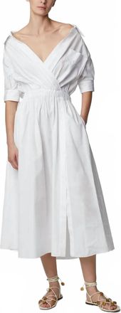 Altuzarra Lydia Dress In Optic White