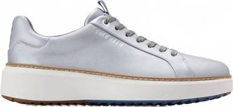 Cole Haan Womens Grandpr&oslash; Topspin Waterproof Golf Shoes In Silver/frost Gray