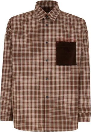 Marni Camicia a quadri - Marrone