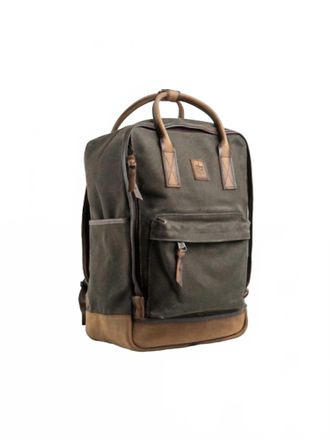 StS Ranchwear Mens Foreman Western Backpack In Dark Canvas Brown