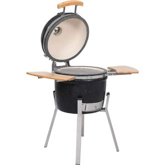 vidaXL Barbecue Kamado in ceramica griglia fumatore 76 cm vidaXL