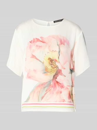 Betty Barclay Relaxed Fit T-Shirt aus reiner Viskose mit floralem Print in Rose, Gr&ouml;&szlig;e 36