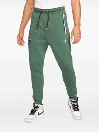 Nike Jordan logo-detail drawstring track pants - Green