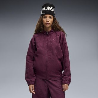 Puma Giacca sportiva Essentials Elevated Darling da donna, Abbigliamento, Rosso, XXL