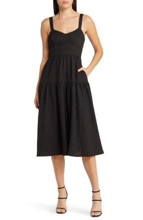 Chelsea28 Darling Flounce Sleeveless Dress in Black at Nordstrom Rack, Size Xx-Small