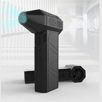 Trade Shop Trade Shop - Mini Ventilatore Portatile A Batterie Ricaricabile Potente Super Getto Di Aria