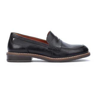 Pikolinos Aldaya Loafer - Dames - Loafers - Zwart - 38 EU - Leer - Schoenen