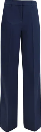 True Royal Womens Trousers Niki Blue Cotton