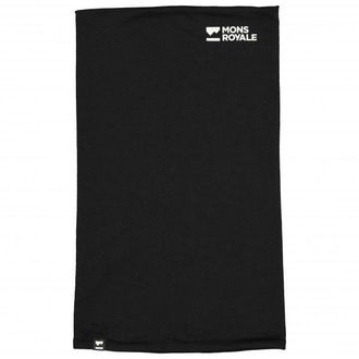 Mons Royale Double Up Neckwarmer Schlauchschal - Unisex | schwarz