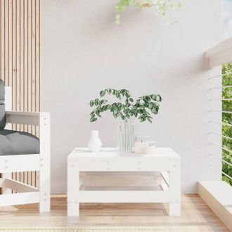 vidaXL Taburete De Jard&iacute;n De Madera Maciza De Pino Vidaxl