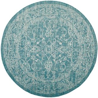 Safavieh Alfombra lana gris/azul marino 160 x 160 cm