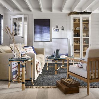 La Redoute Interieurs Bijzettafel in geweven rotan, Bogota