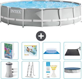 Intex Piscina Prism Frame Redonda - 457x107 Cm - 9-piezas S567
