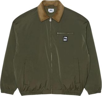 Obey Elysian Jacket - Heren - Bomber jackets - Groen - S - Polyester - Jassen