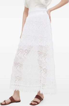 Guess Co Gonna in pizzo sangallo - Bianco