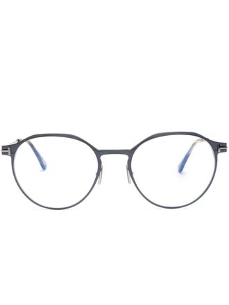 Tom Ford Eyewear Occhiali tondi - Blu