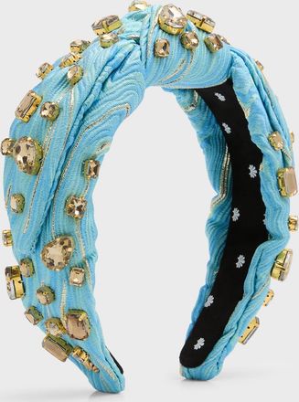 Lele Sadoughi Veronica Oversized Embellished Headband