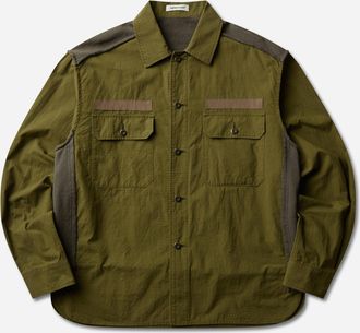 Undercover Men s Field Shirt Khaki Green