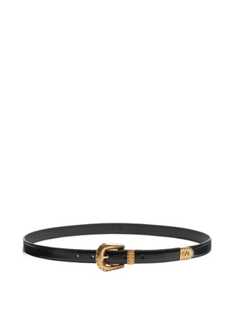 Valentino Garavani VLogo leather belt - men - Calf Leather - 105 - Black