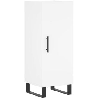 vidaXL Vidaxl - Aparador Madera De Ingenier&iacute;a Blanco 34,5x34x90 Cm