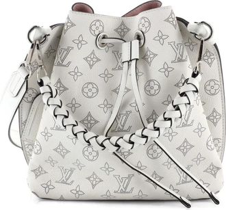Louis Vuitton Muria Mahina Leather bucket bag - Wit