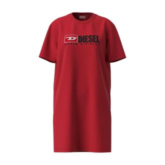 Diesel Dames/Dames D-Egor-Div T-Shirt Jurk (Rood)