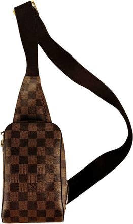 Louis Vuitton Damier Canvas Ebene Damier Canvas Shoulder Bag (Pre-Owned)