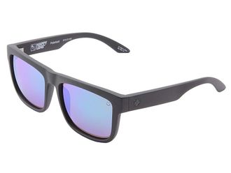 Spy Discord (HD Plus) Sport Sunglasses Matte Black/HD Plus Bronze Polar W/Green Spectra Mirror, Acetate/Polycarbonate