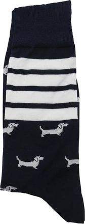 Thom Browne Calzini con logo - Blu