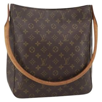 Louis Vuitton Pre-owned Shoulder Bags, female, Brown, Size: ONE SIZE Pre-owned Looping GM Shoulder Bag