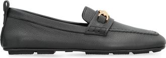 Versace Villa Driver Schoenen - Heren - Loafers - Zwart - 41 EU - Leer - Schoenen