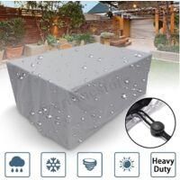 OEM Litzee - Funda Impermeable Para Muebles De Jard&iacute;n Oxford 210d - Resistente Al Desgarro - Dimensiones 100x100x85cm - Protecci&oacute;n Uv - Cierre Con Cord&oacute;n 