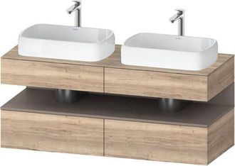 Duravit Qatego Consola Mueble Bajo Lavabo, 2 Extensiones, 2 - Duravit