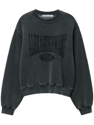Alexander Wang Graphic Crewneck Sweatshirt Clothing