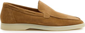Aurélien Yacht Suede Loafers - Tan - 46 (IT46 / UK12)