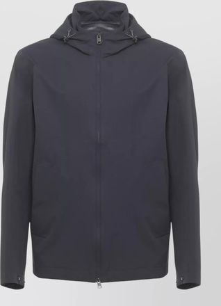 Woolrich hooded cotton jacket adjustable drawstrings pockets