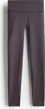 H&M Sportleggings mit SoftMove und Taschendetail - Grau