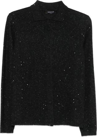 Fabiana Filippi Cardigan con paillettes - Grigio