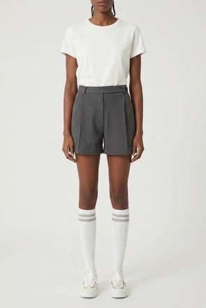 Brunello Cucinelli Dark Grey Tailored Shorts, Size X-Small