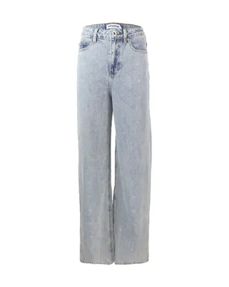 デニム・ジーパン Self Portrait Denim Barrel Jeans Rhinestone Bow Denim Jeans – self-portrait-US